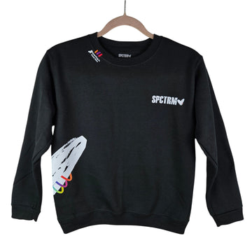 SPCTRM Bold Distress Kids Crewneck