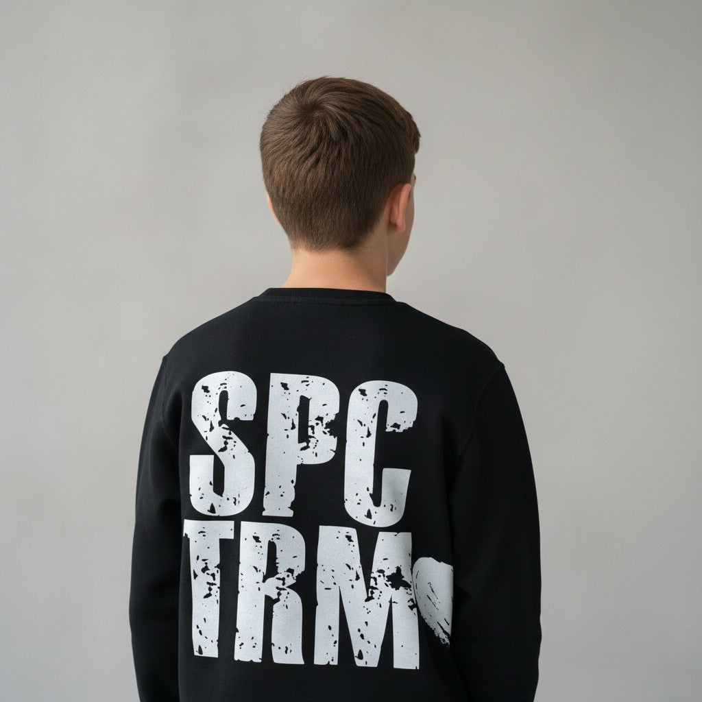 SPCTRM Bold Distress Crewneck
