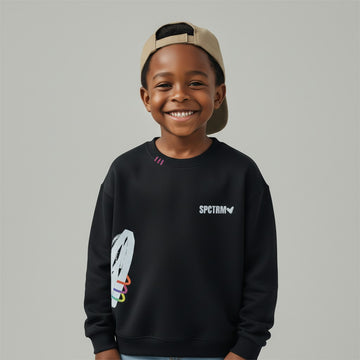 SPCTRM Bold Distress Crewneck