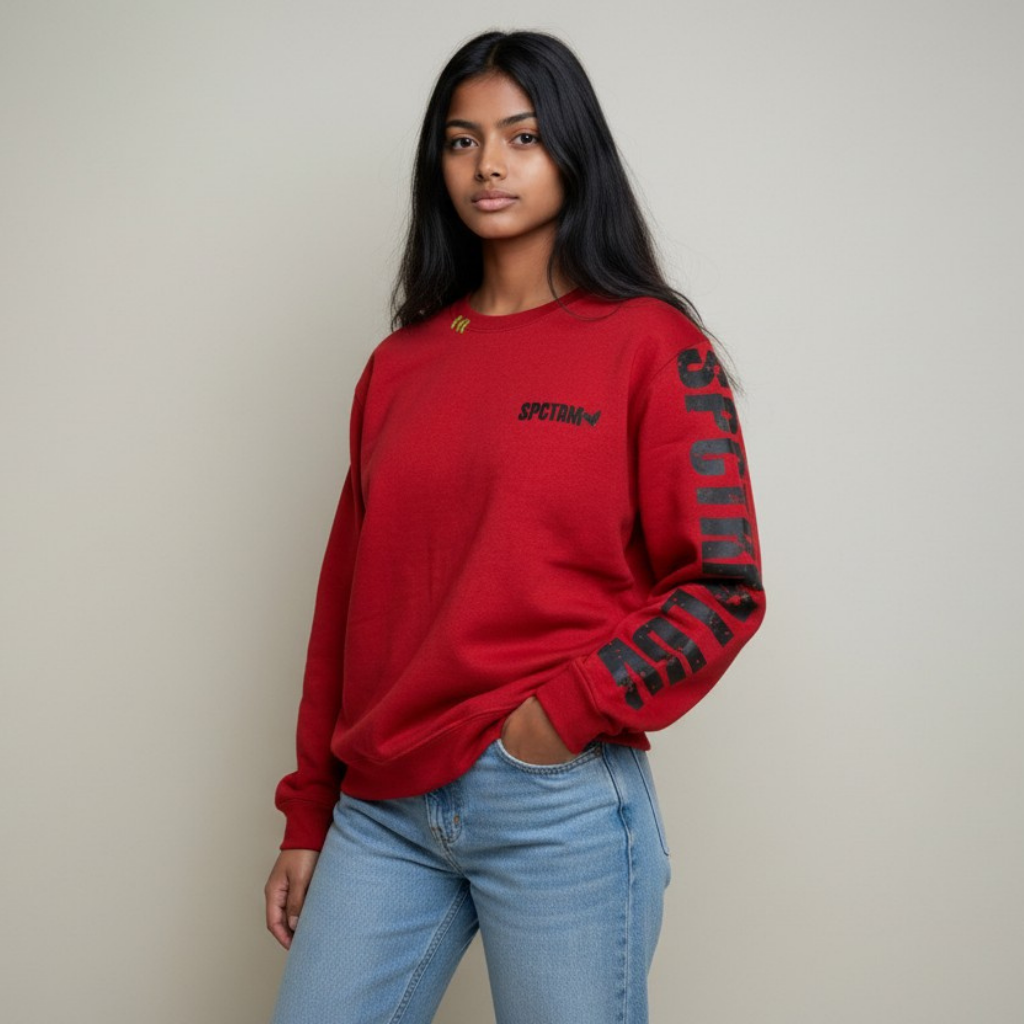 SPCTRM Luv On My Sleeve Crewneck