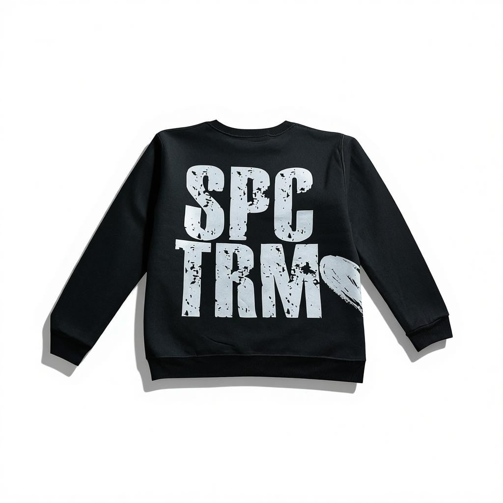 SPCTRM Bold Distress Crewneck